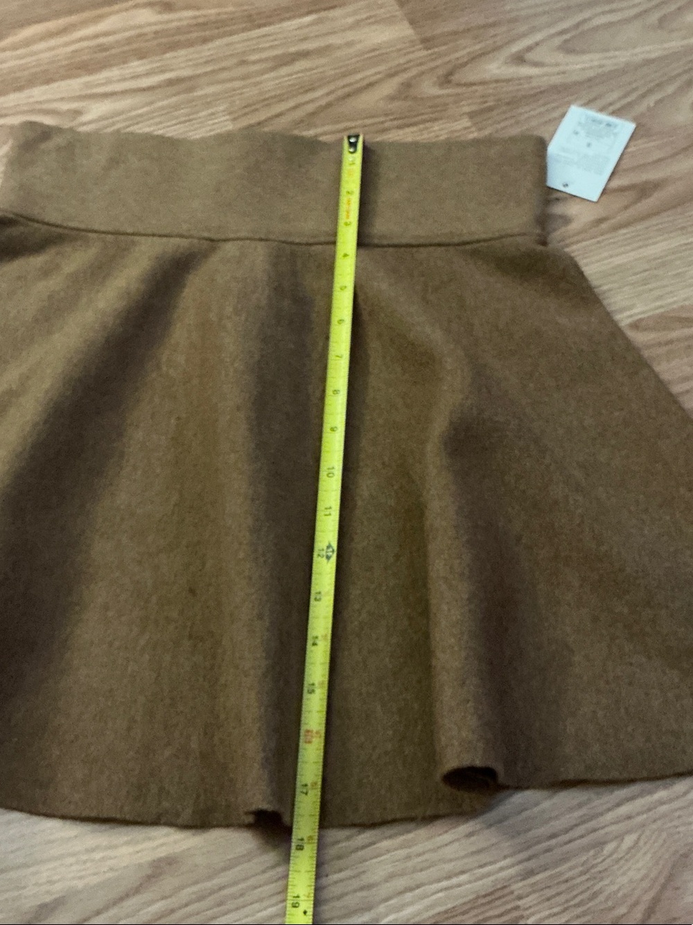 A New Day Brown Flared Circle Skirt Size Small - Picture 4 of 5